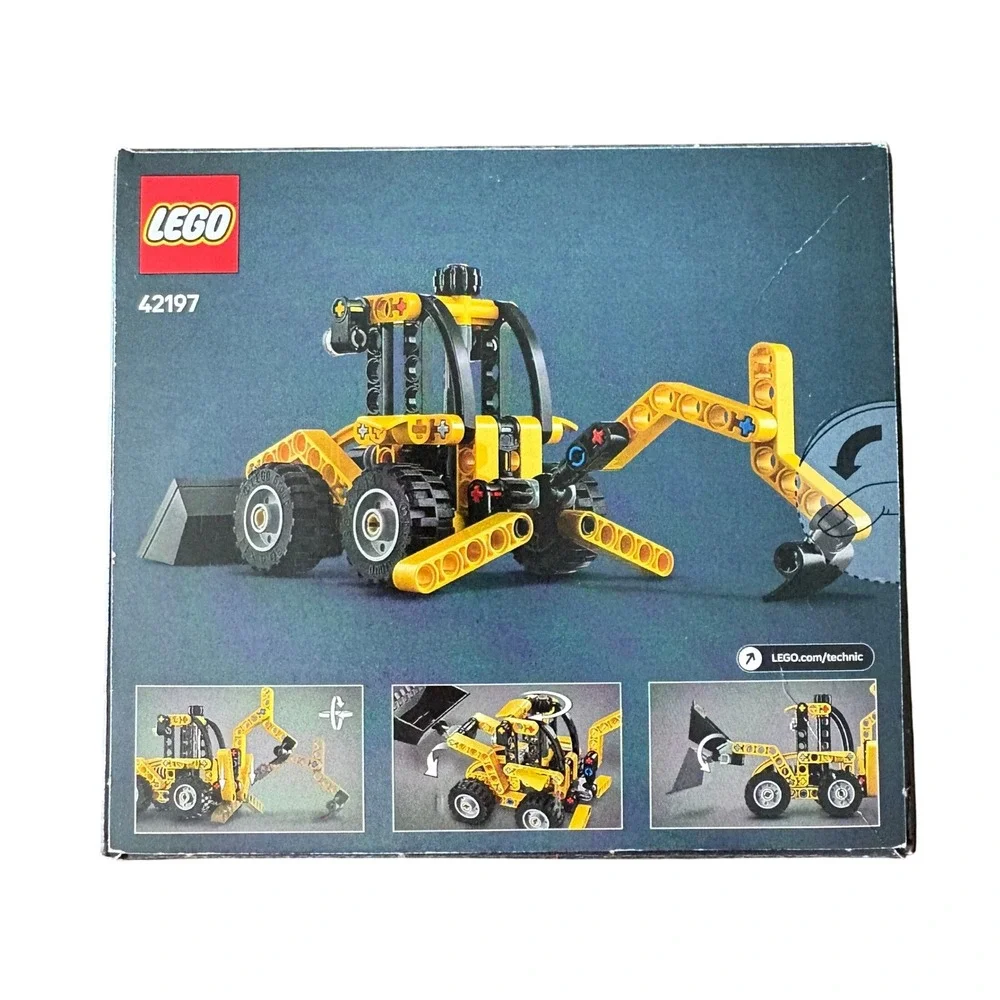 LEGO Technic 42197 Backhoe Loader 104 Pieces Building Set Sealed New 2025 Toy